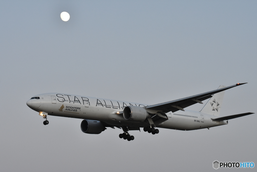 STAR ALLIANCE　シンガポールと月