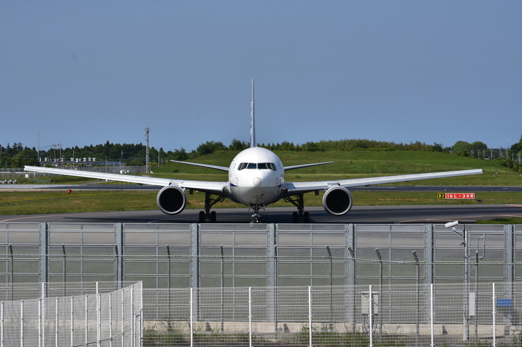 成田空港　B滑走路　Uターン④