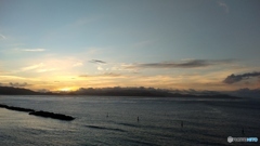 鳴門の朝の海