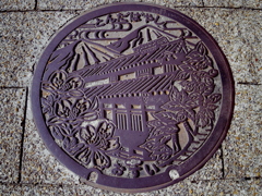 寺内町のマンホール・アート
