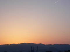今日の日暮れ