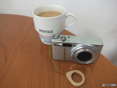 コーヒーとRICOH CX5