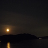瀬戸内海と月明かり