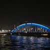 永代橋と納涼船
