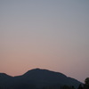 二上山の夕暮れ