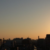 明けていく空