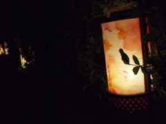 花灯路の灯り