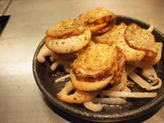 ホタテバター炒め