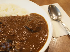 ナスとひき肉のカレー