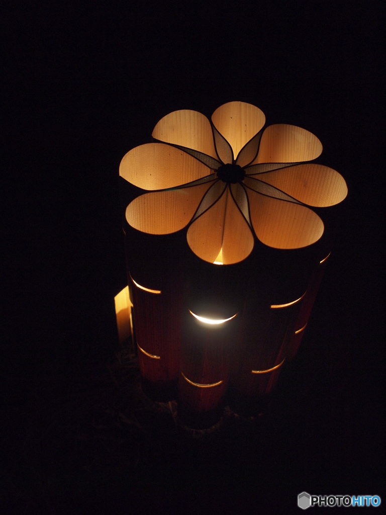 bamboo LED flower