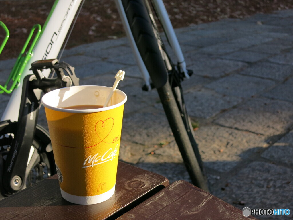 サイクリング＆ホットコーヒー