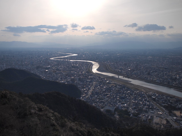 長良川の夕景