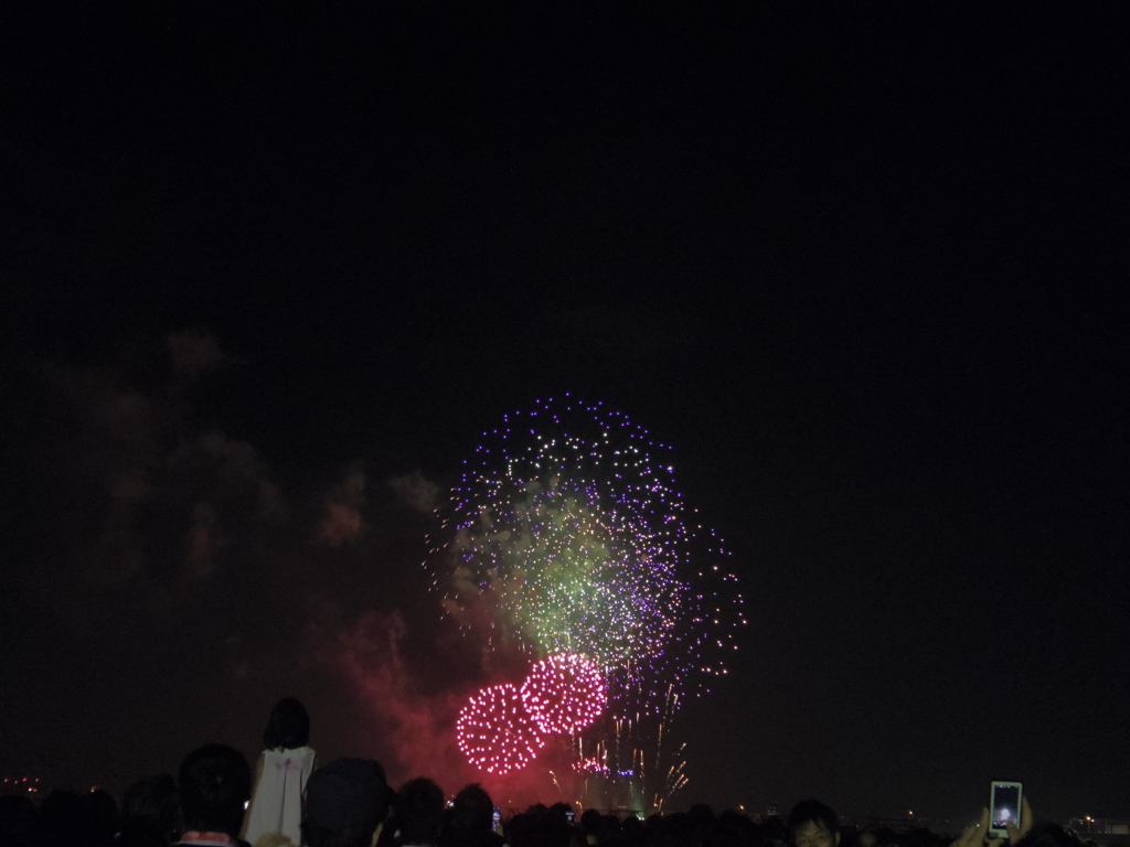 特等席の少女が見た花火