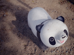 公園のパンダ