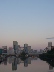 水鏡の天神橋