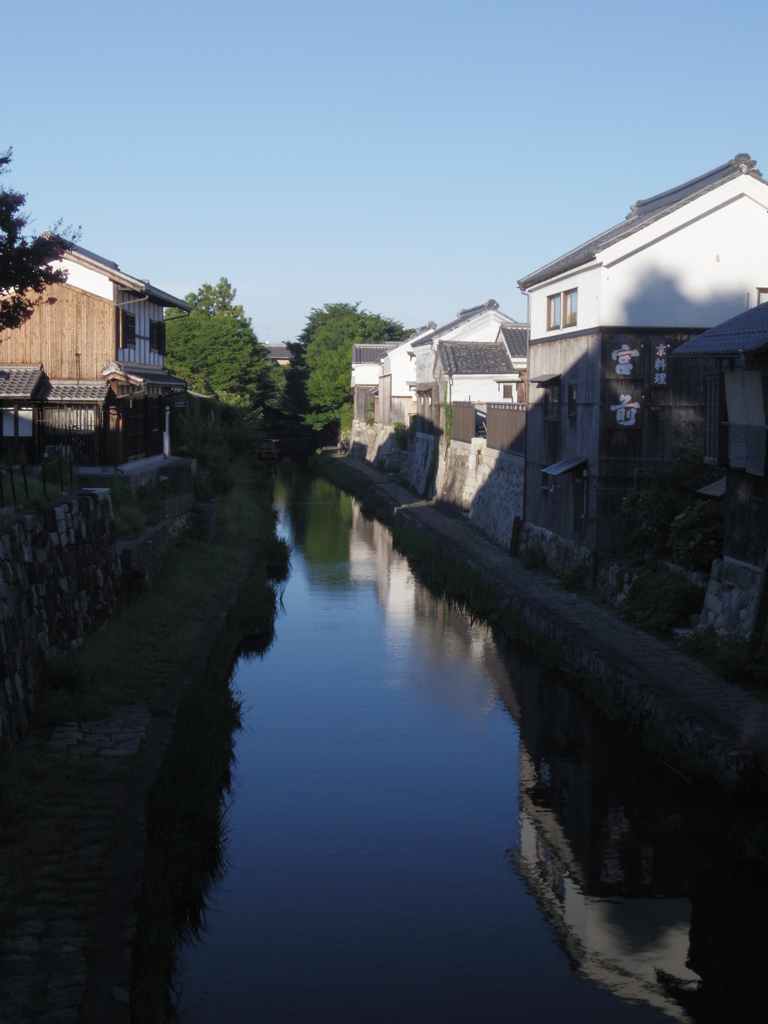 水鏡の八幡堀