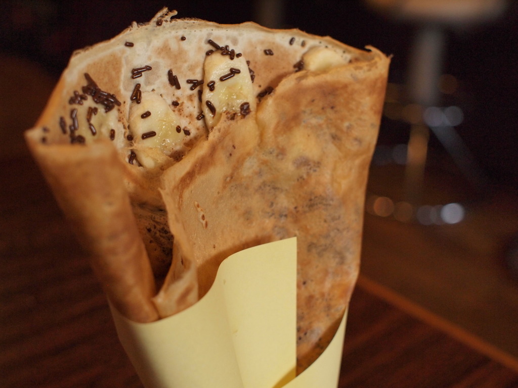 Chocolate Banana Crepe