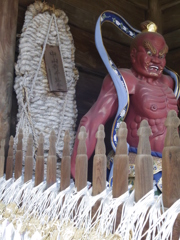 仁王とわらじ 仁王とわらじ