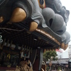 ド迫力の獅子