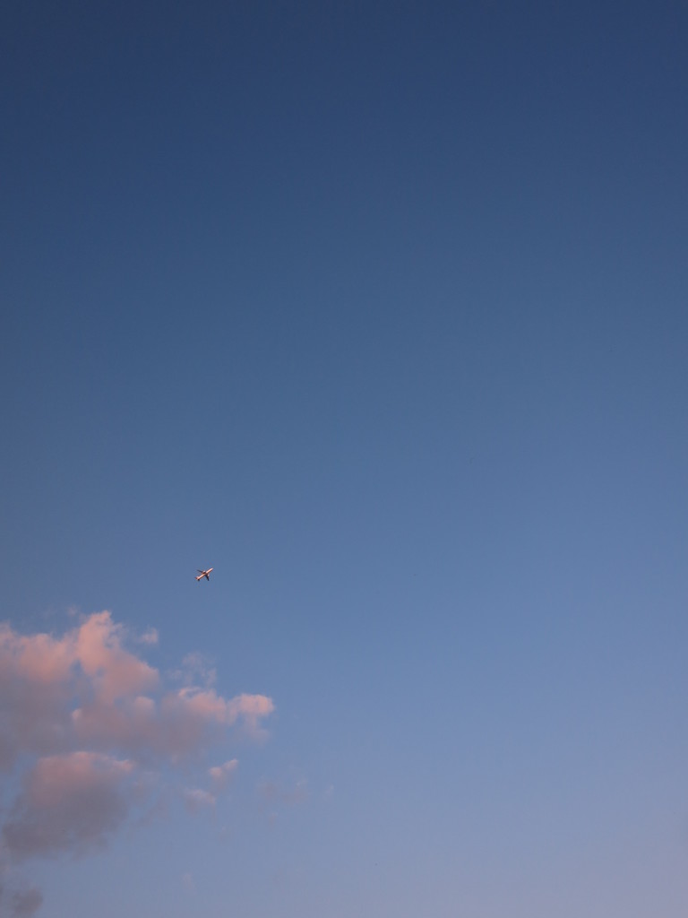 雲を抜ける