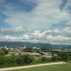 武庫川と夏空