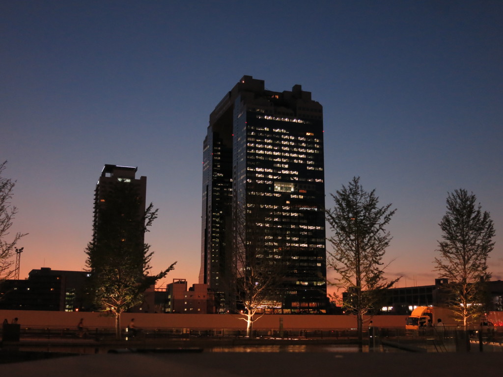 Twilight Umeda Sky Building