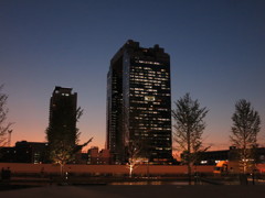 Twilight Umeda Sky Building