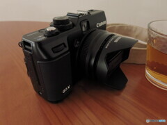 PowerShot G1 Xと麦茶