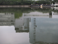 Buildings on the water