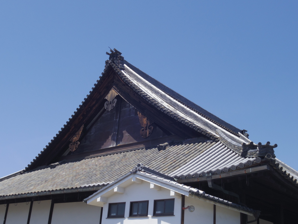 浄照寺の本堂　大屋根