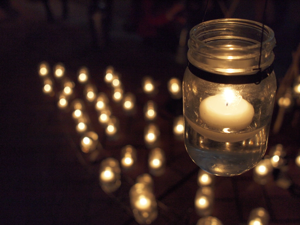 Melting Candle Bottles