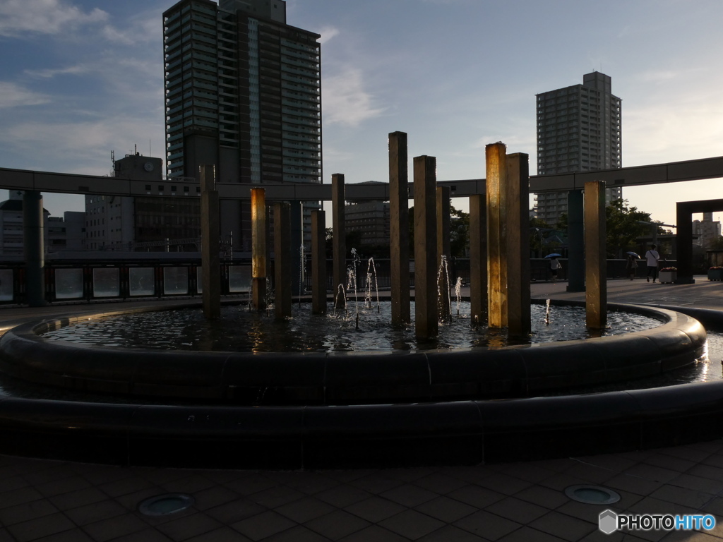 空中噴水