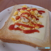 egg and cheese toast