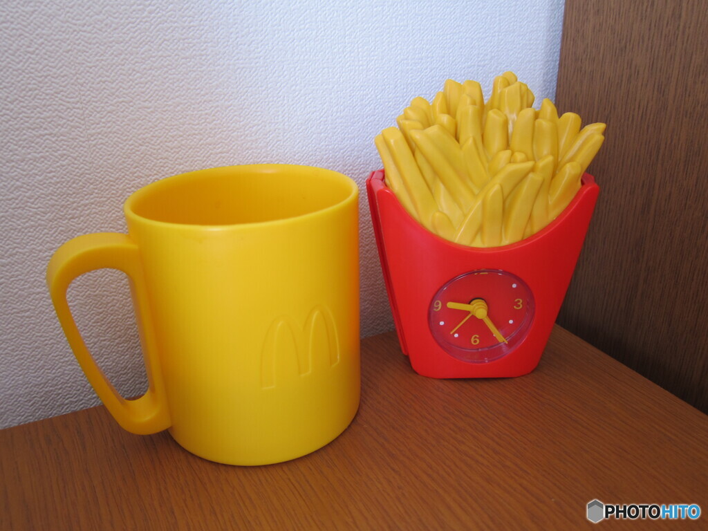 ポテトクロックとカップ