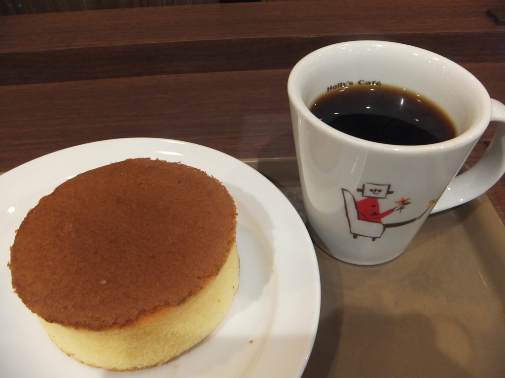 ホットコーヒーとホットケーキ