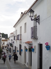 a street of Mijas