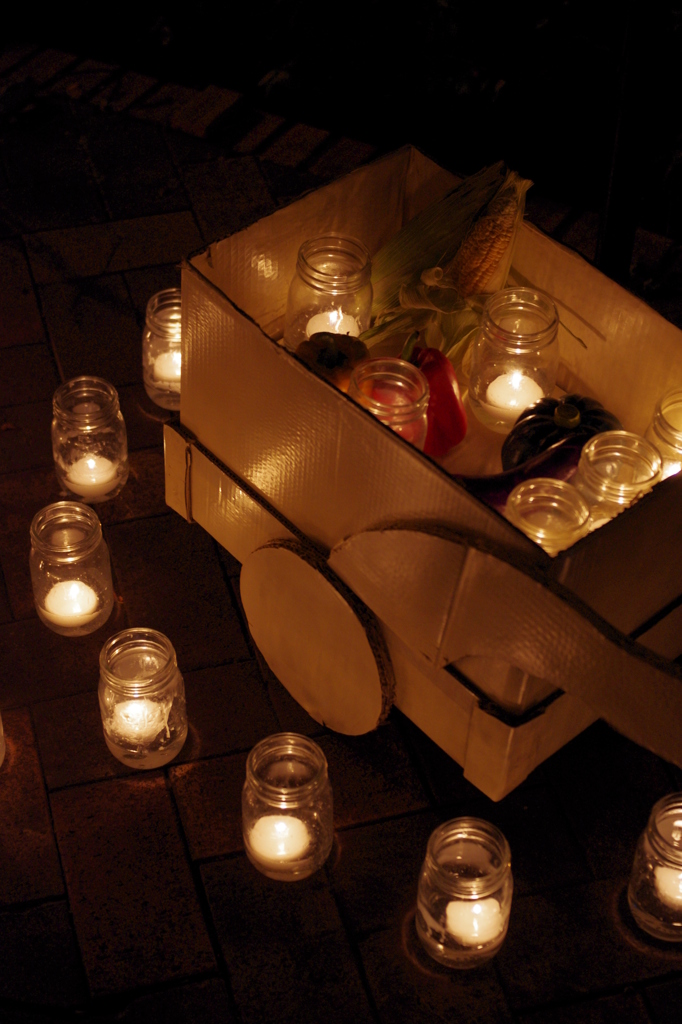 Carrier and Candles