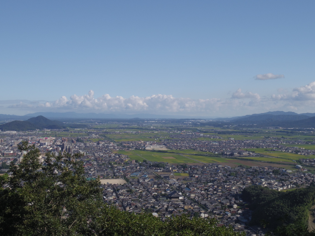 八幡山から見た風景