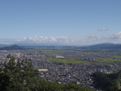 八幡山から見た風景