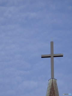 青空と十字架