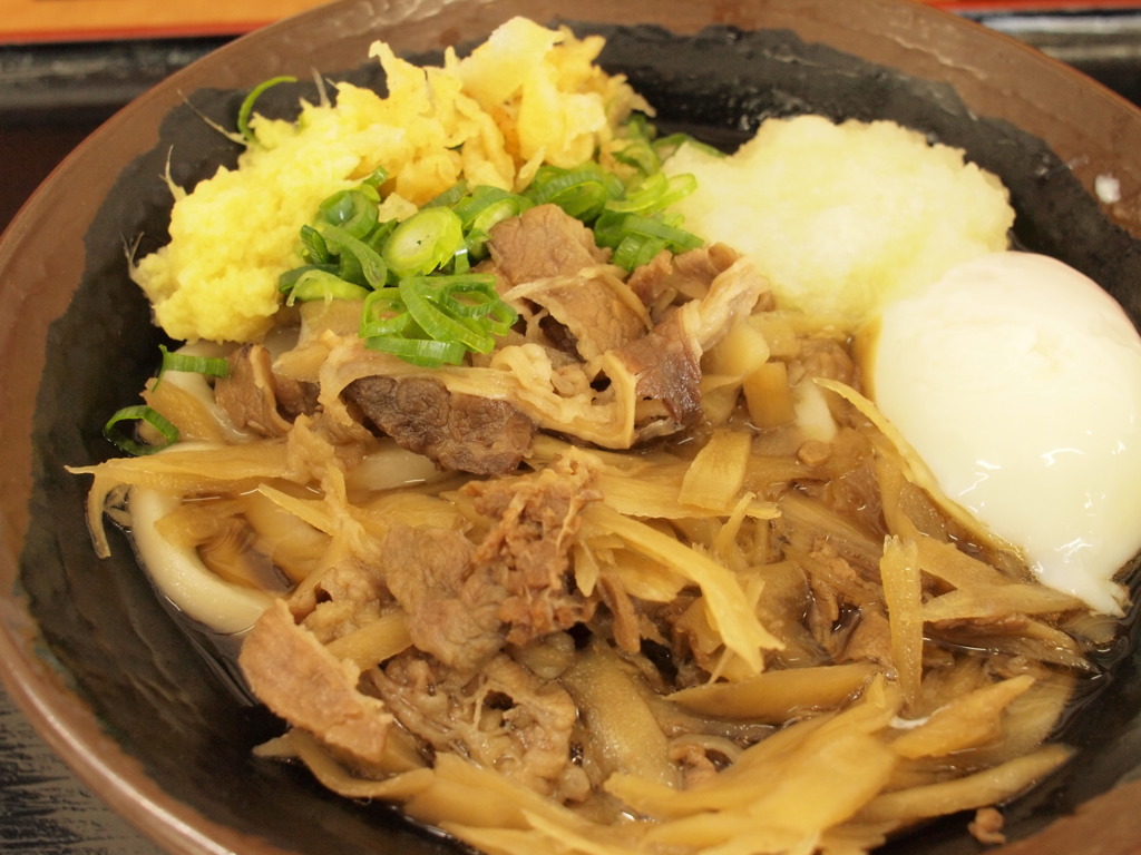 温玉牛ごぼう讃岐うどん