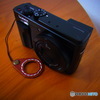 LUMIX TZ95 × 姫路本革フィンガーストラップ（ブラウン）