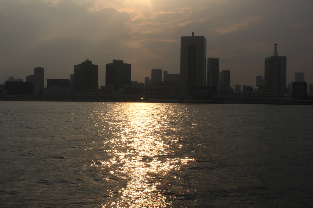 夕日