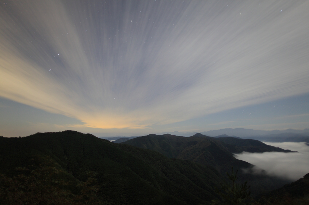 野迫川村　雲海