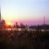 三池港の夕日