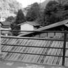 大分県小鹿田のバス停