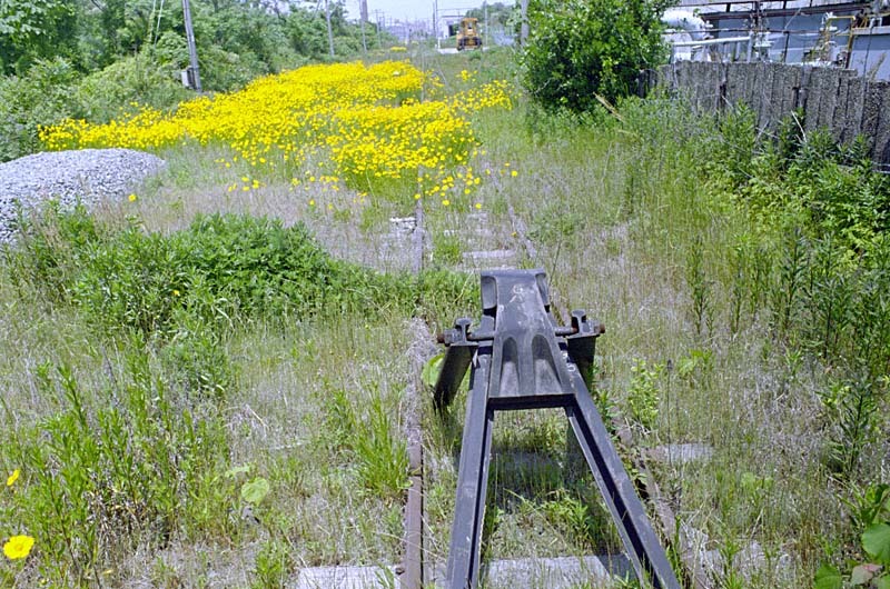 宮浦駅のレールエンド