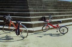 白銀川調整池公園の自転車