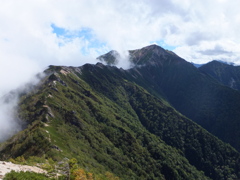 表銀座縦走路と大天井岳