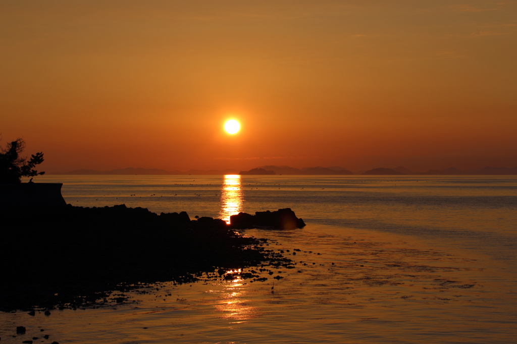 とよはまの夕焼け